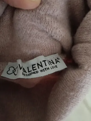 Jersey cuello alto mujer XXL rosa