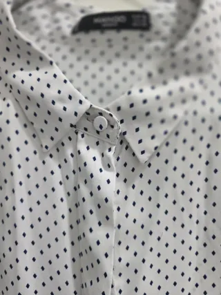 Camisa Mango Estampada Talla XL