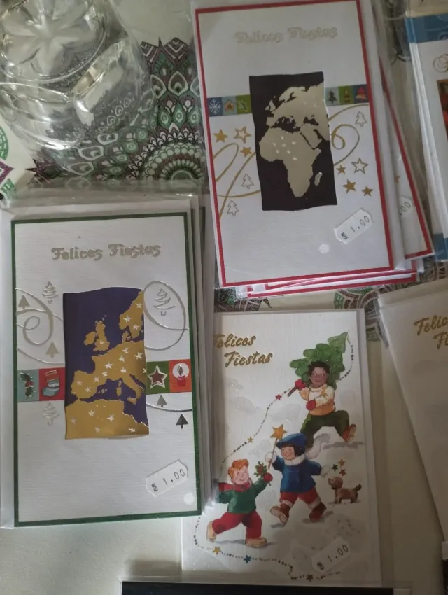 Tarjeta de felicitación navideña