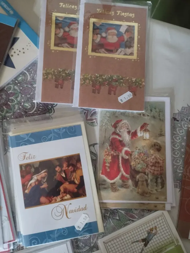 Tarjeta de felicitación navideña