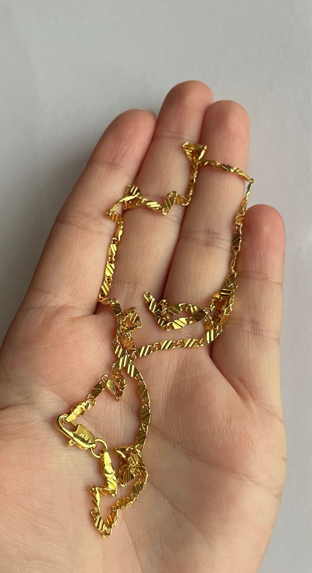 Catena placcata oro 18k