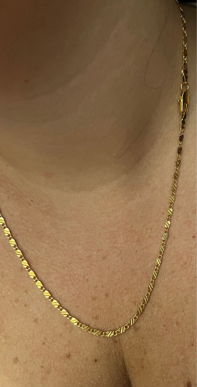 Catena placcata oro 18k