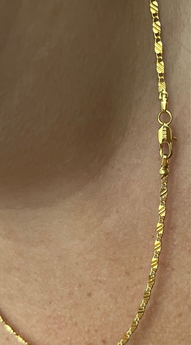 Catena placcata oro 18k