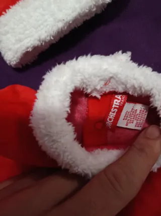 Disfraz Papá Noel bebé 6 meses