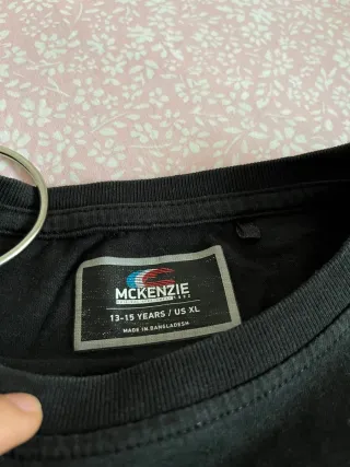 Camiseta McKenzie Negra Hombre