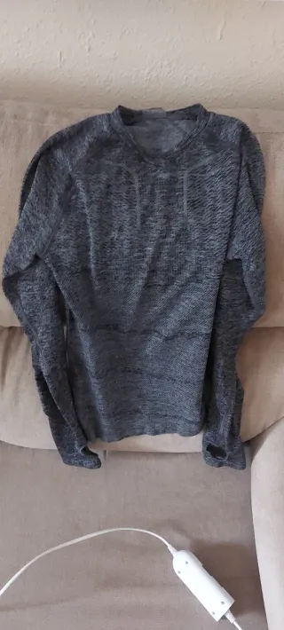 Camiseta técnica niño gris T.12-13