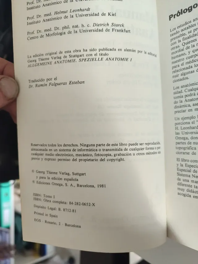 Manual de anatomía humana.