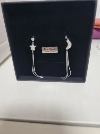 Pendientes Time Road Estrella y Luna Sin estrenar