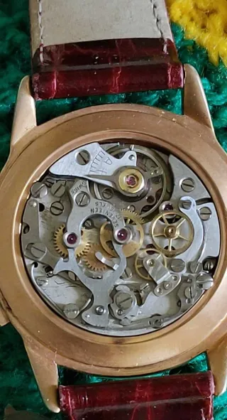 Lemania Cronografo Bi-Compax Vintage 38mm