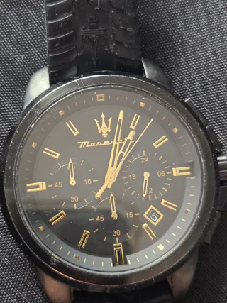 Orologio Maserati Cronografo Nero e Oro