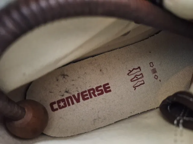 Converse Piel Marrón/Negro Talla 43