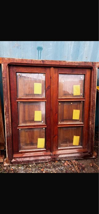 Ventanas madera con cristal climalit