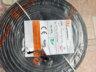 Cable Cat 5e UTP Negro 100m Lasa