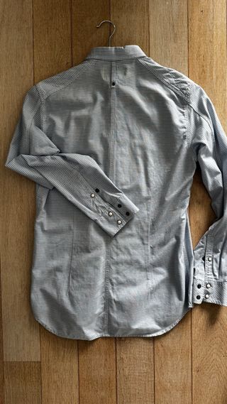 Camisa G-Star Rayas Azules y Blancas