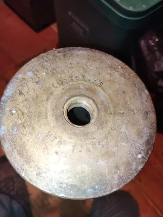 Casquillo Antiguo Enorme Cartucho Cohete Misil