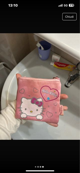 Porta oggetti Hello Kitty rosa