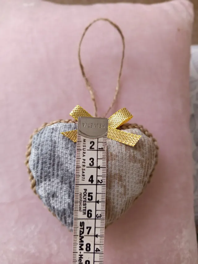 Colgantes Corazón árbol  Navidad (4 uds)