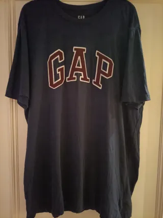 Camiseta Gap Talla L Hombre Azul