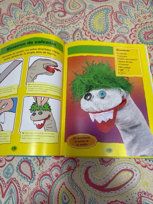 Libro de manualidades para niñas y niños