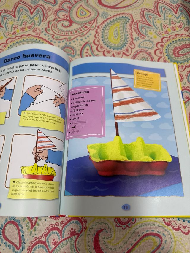 Libro de manualidades para niñas y niños
