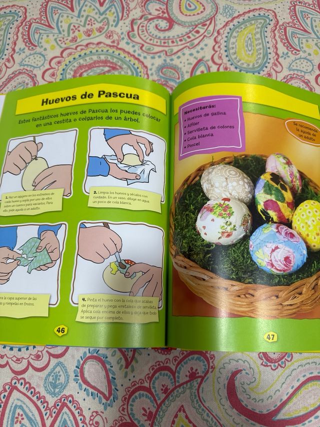 Libro de manualidades para niñas y niños