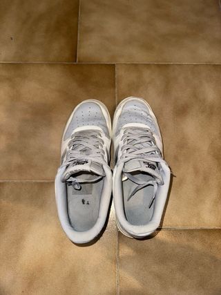 Nike Air Force 1 Scarpe Grigie Bianche