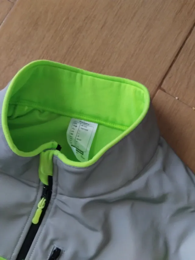 Chaqueta ciclista reflectante neón