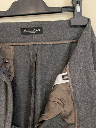 Pantalón Massimo Dutti Gris Talla 40