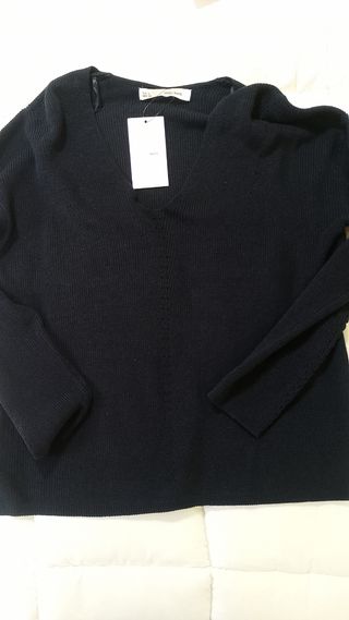 Jersey Sfera Pico Azul Marino Talla S