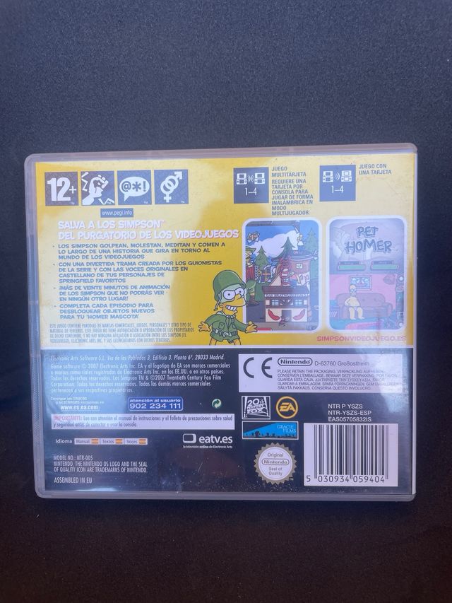 I Simpson: Il Videogioco per Nintendo DS