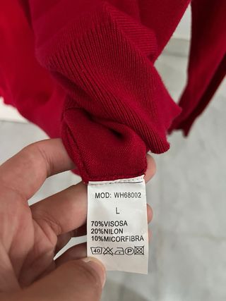 Jersey Rojo Purificación García Talla L