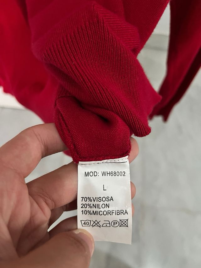 Jersey Rojo Purificación García Talla L