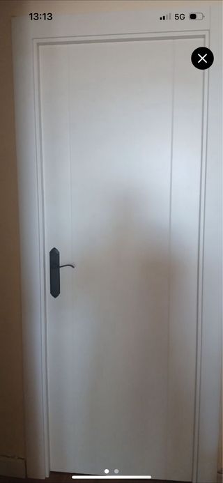 Puertas blancas macizas
