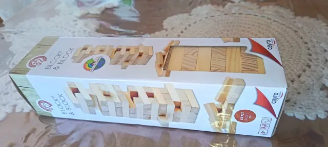 Jenga de madera ecológico Cayro