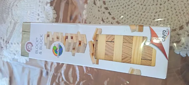 Jenga de madera ecológico Cayro