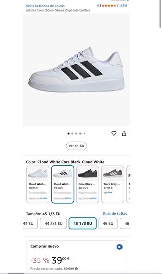 Zapatos Adidas Courtblock Hombre