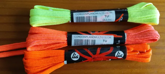 Cordones Planos Multicolores Lia