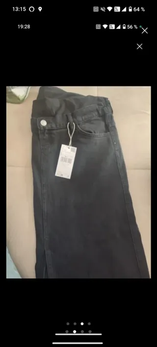 Falda Vaquera Premamá Mango Talla M