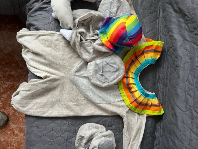 Disfraz Elefante Bebé Arcoíris