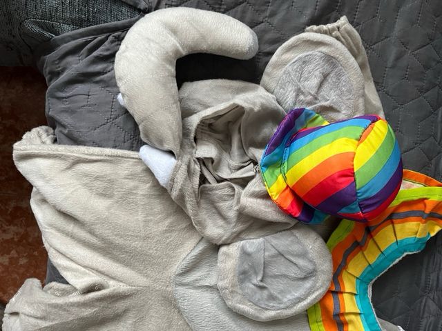 Disfraz Elefante Bebé Arcoíris