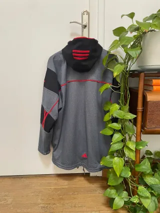 Sudadera Vintage Adidas 90s cremallera Talla L