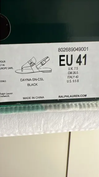 Sandali Ralph Lauren Neri Donna