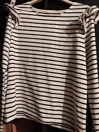 Jersey mujer cuello alto beige T. S/M