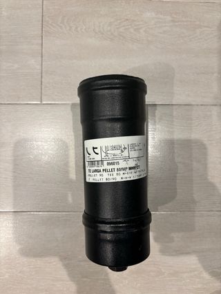 Tubos extracción humos para estufa Pellet 80mm