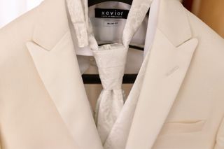 Traje de novio blanco Manuel Ruiz