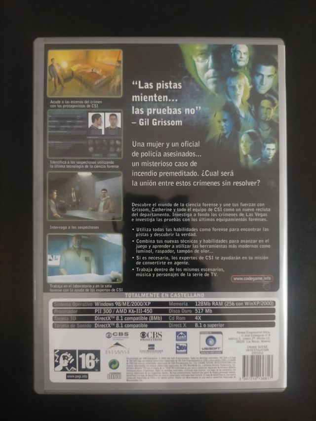 Pack CSI Juegos PC (CodeGame)