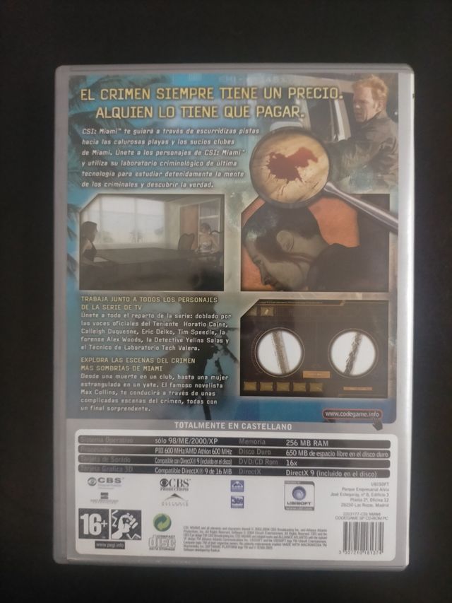 Pack CSI Juegos PC (CodeGame)