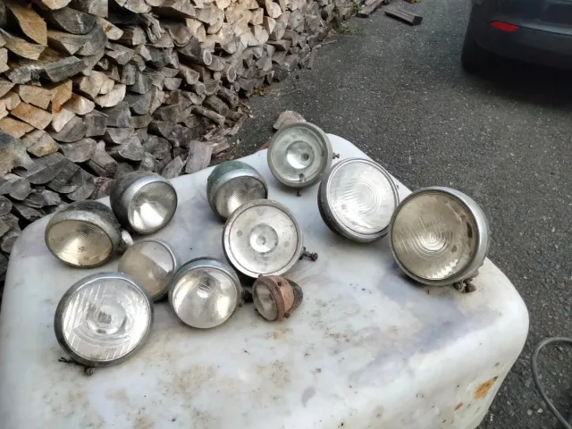 Faros de coche antiguos