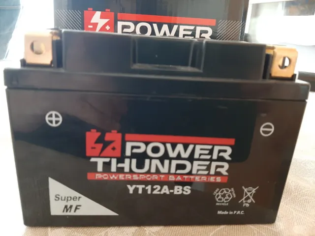 Batería Moto Power Thunder YT12A-BS Nueva