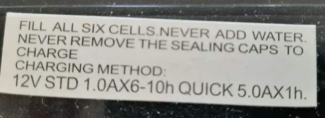 Batería Moto Power Thunder YT12A-BS Nueva